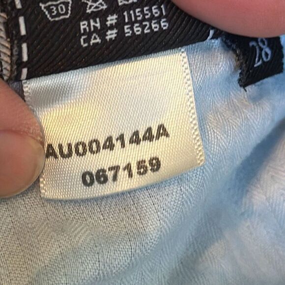 7 for All Mankind Women’s  Skinny Distressed Jeans Denim  size 28 - Picture 7 of 11